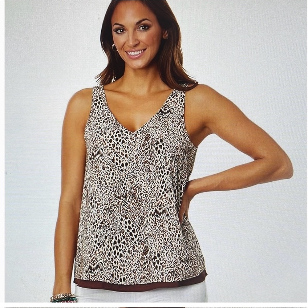 NWT Lilly Pulitzer Florin Reversible Straight Hem Top